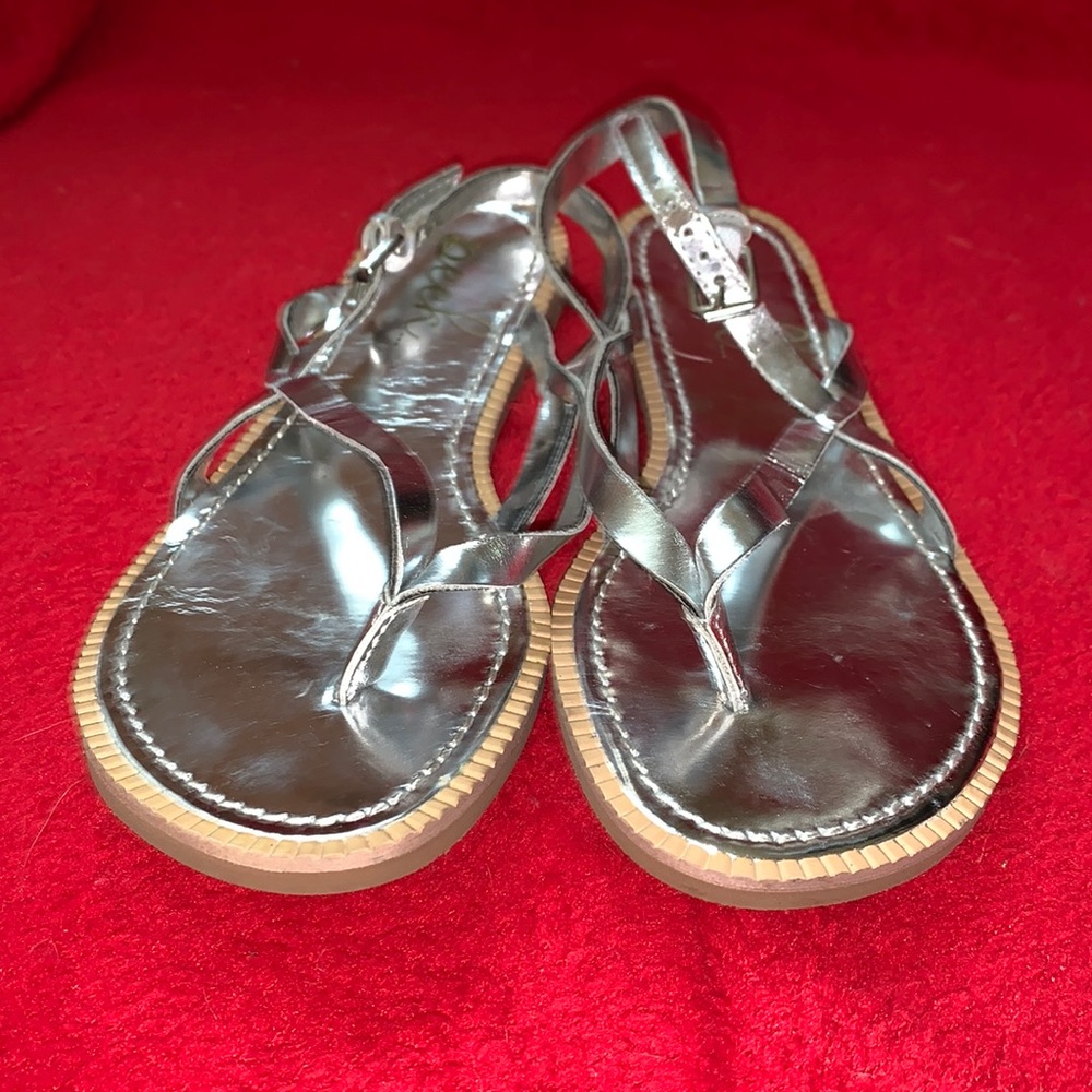 Kids silver sandal